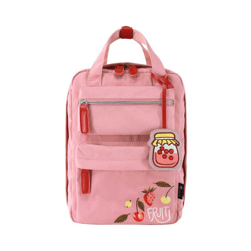 Sac à dos Flower Princess Original brodé pour femme, sac d'école pour adolescentes, grand sac de voyage