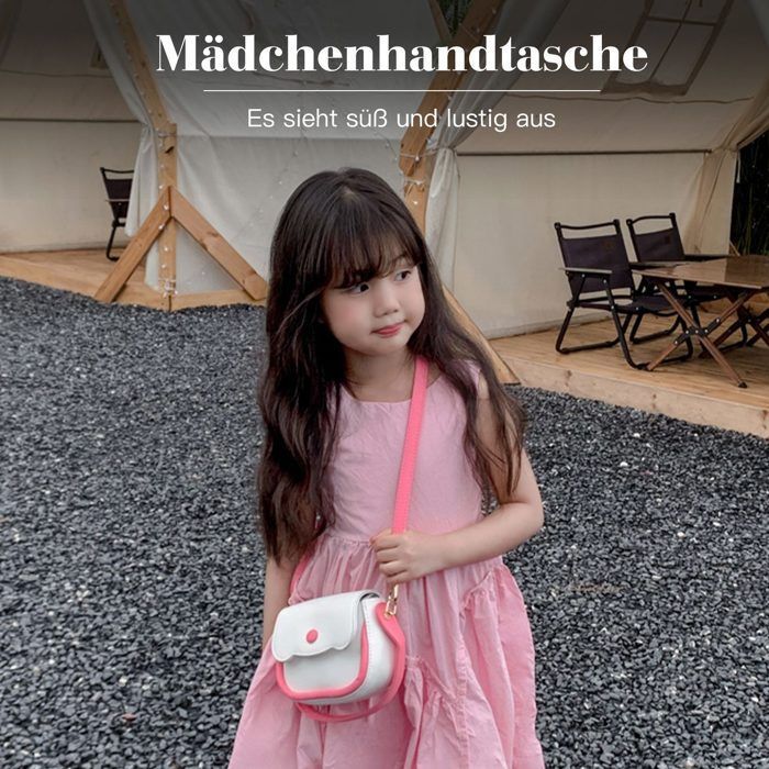 Schoudertas voor meisjes - 1, verstelbaar, crossbody te dragen, groen label