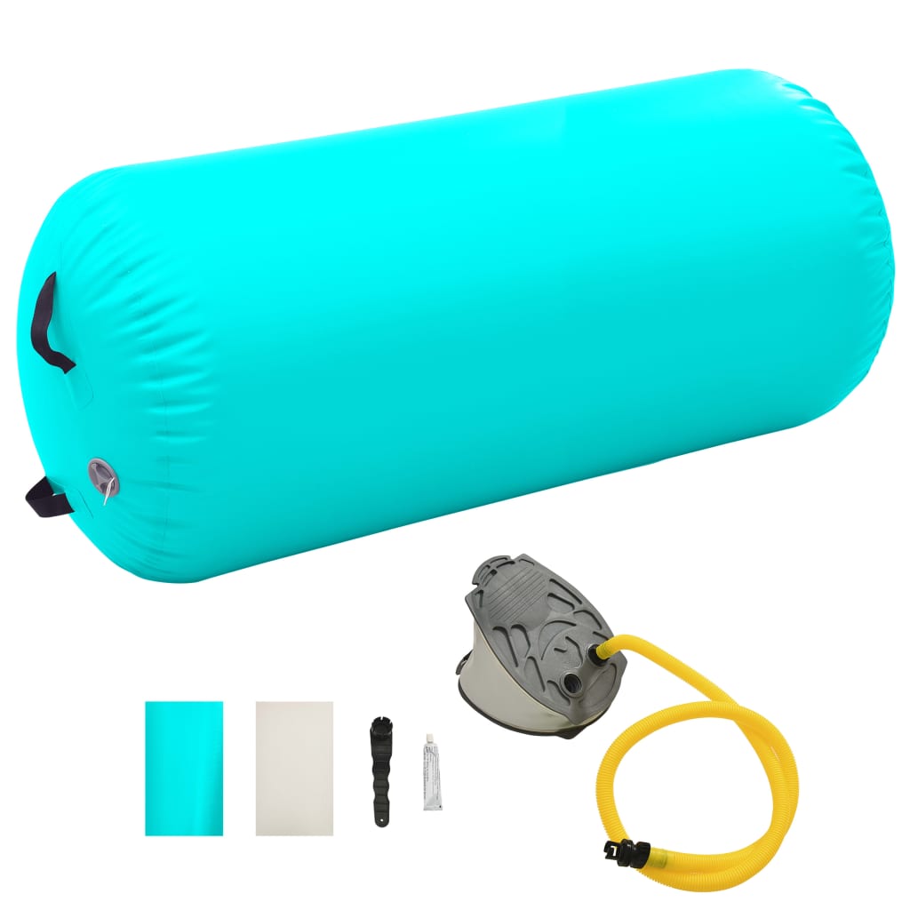 Vidaxl Aufblasbare Gymnastikrolle mit Pumpe 120x75 cm