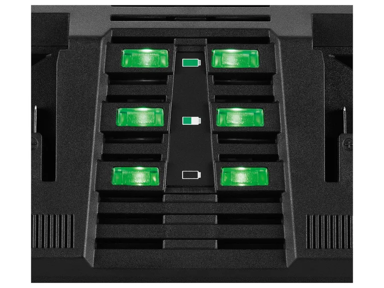 Încărcător dual pentru baterii PARKSIDE® PDSLG 20 B1, 2 x 4,5 A, 20 V