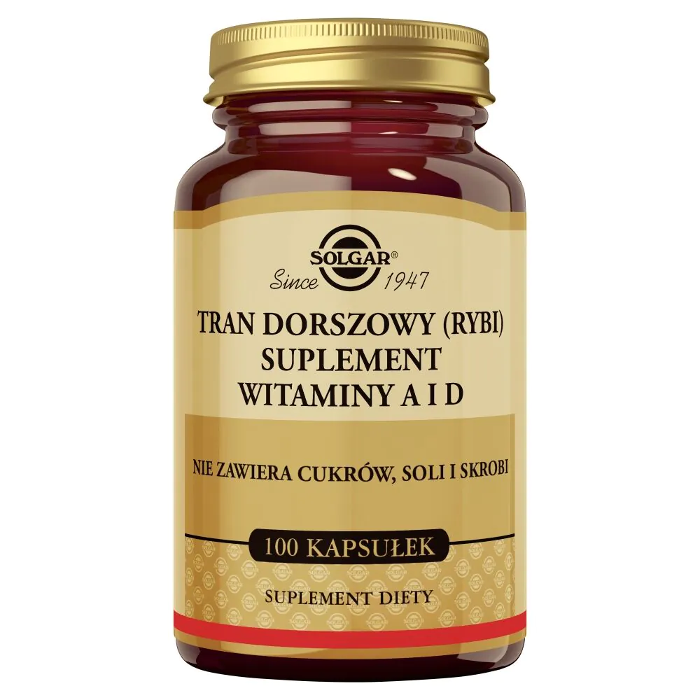 Solgar Tran dorszowy kapsułki