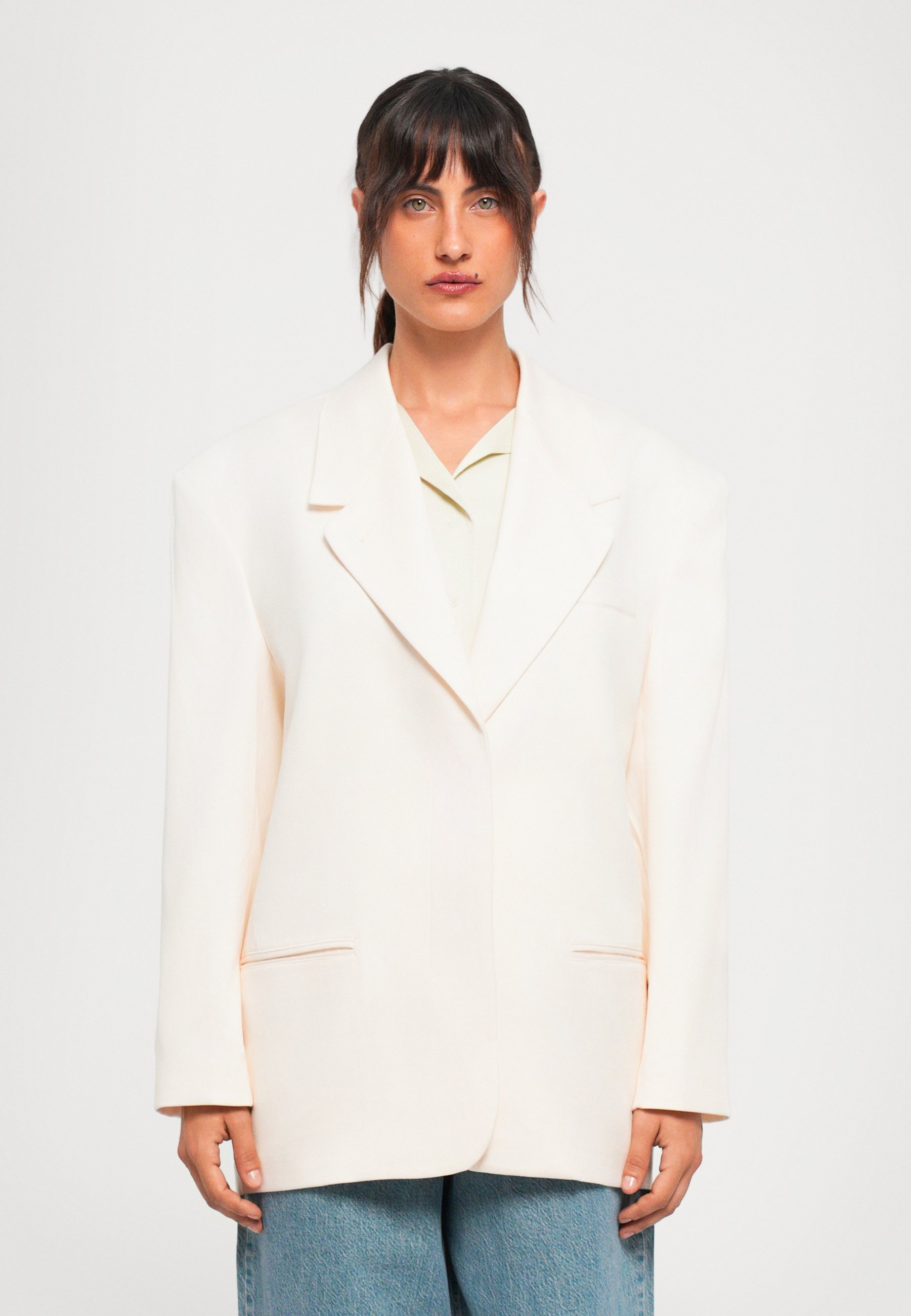 RESTEZ SURDIMENSIONNÉ - Blazer - beige tofu