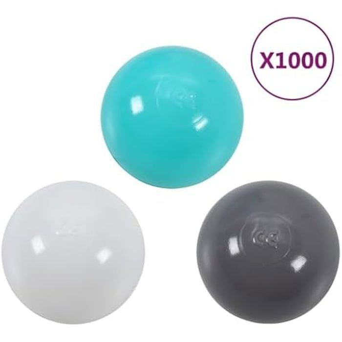 Bolas de billar - VIDAXL - Bolas de juego - 1000 unidades - Multicolor - Diámetro 6 cm