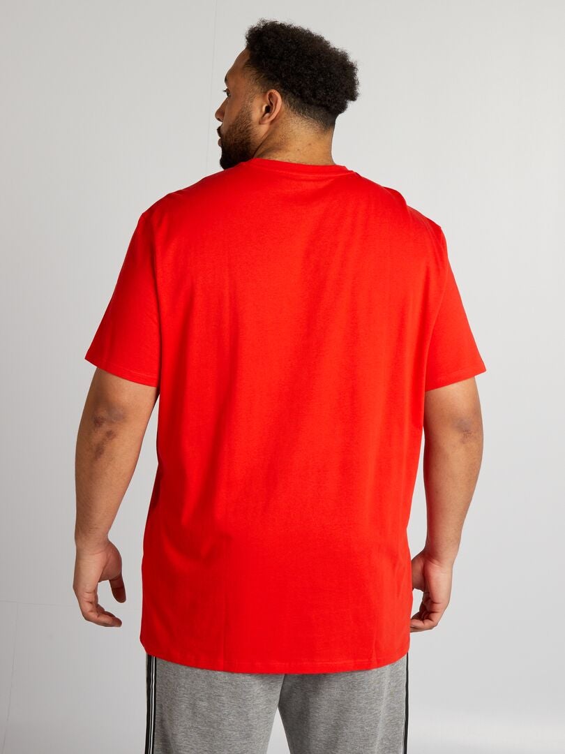 Camiseta 100% algodão - VERMELHA