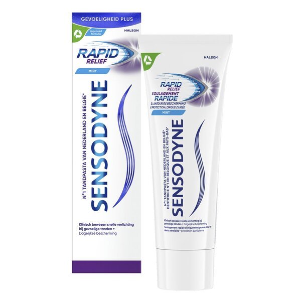 Sensodyne tp Rapid Relief 4-pakovanje<br>Medicinski proizvod - 4 x 75ml