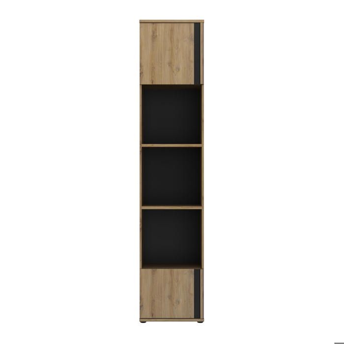 Colonne pont 2p 3 niches l50 finition effet bois chêne  beige