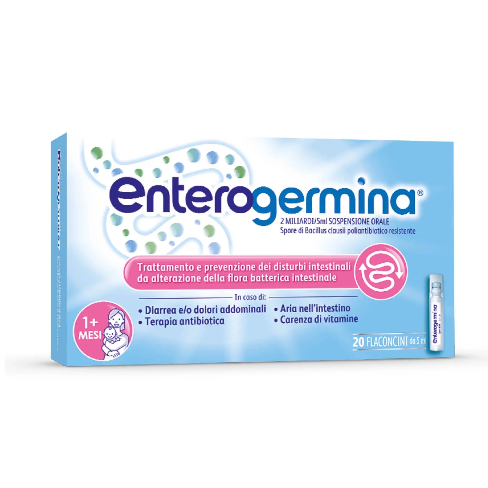 ENTEROGERMINA Enterogermina 2 mil millones 20 botellas de fermentos lácticos