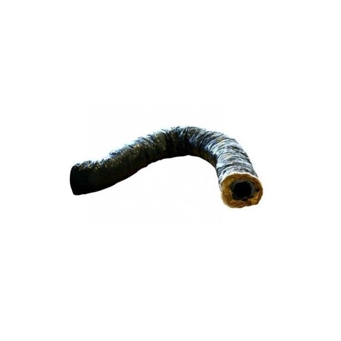 Gaine PVC isolée 25 mm Ecosoft Unelvent 6 Métres diam 80mm 813920 - Gris 80 mm