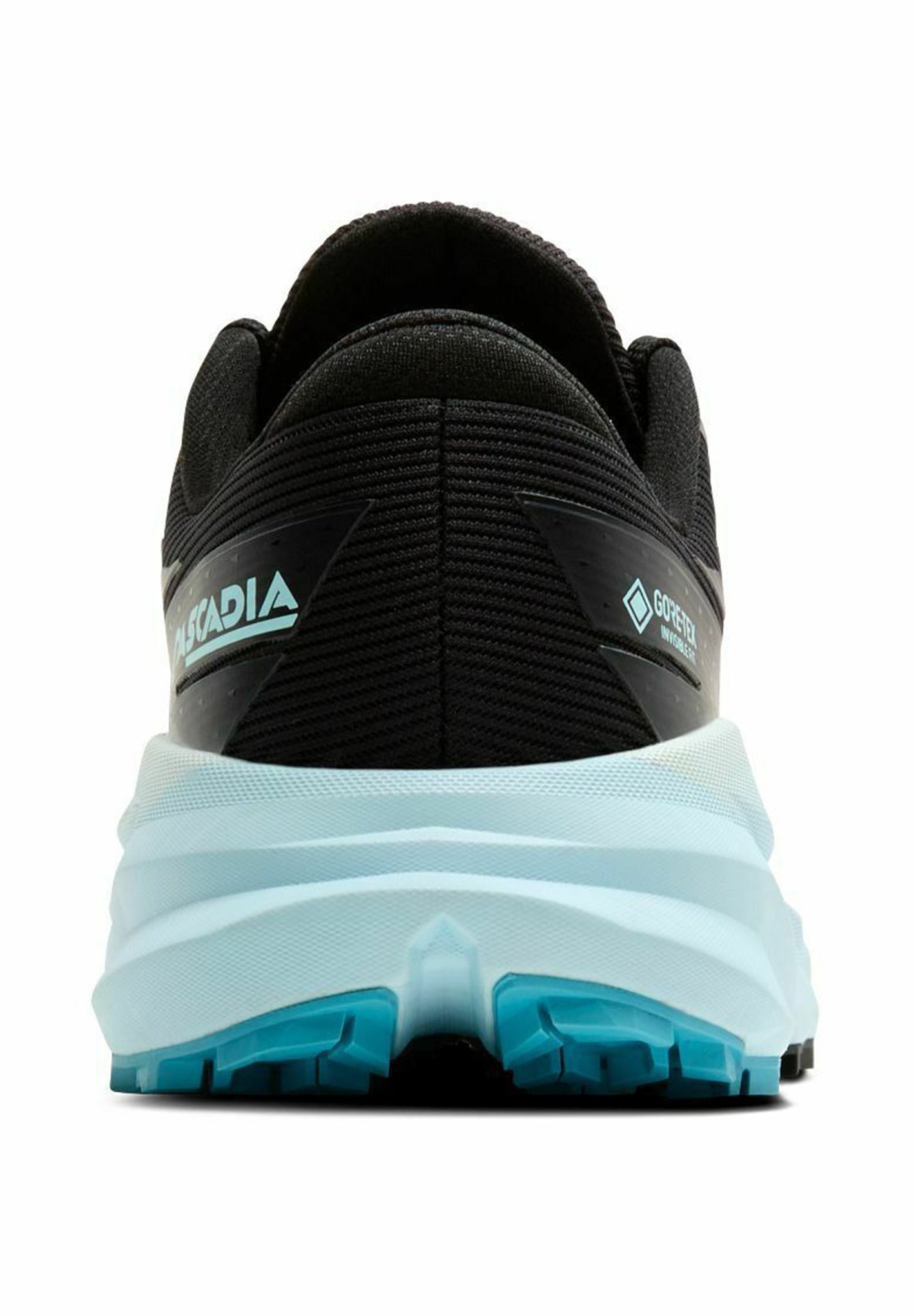 Brooks CASCADIA 19 GTX - Trailrunning schoenen - zwart ebbenhout blauwe bloem
