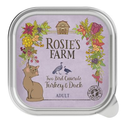 Rosie's Farm felnőtt kétmadáros rakott pulykával és kacsával