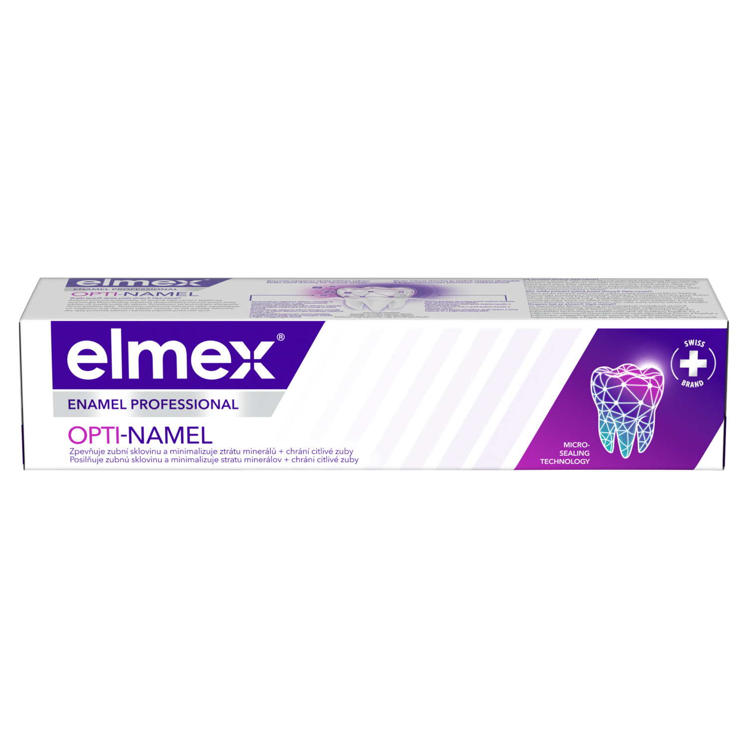 Dentifricio Elmex 75 ml, protezione professionale dello smalto.
