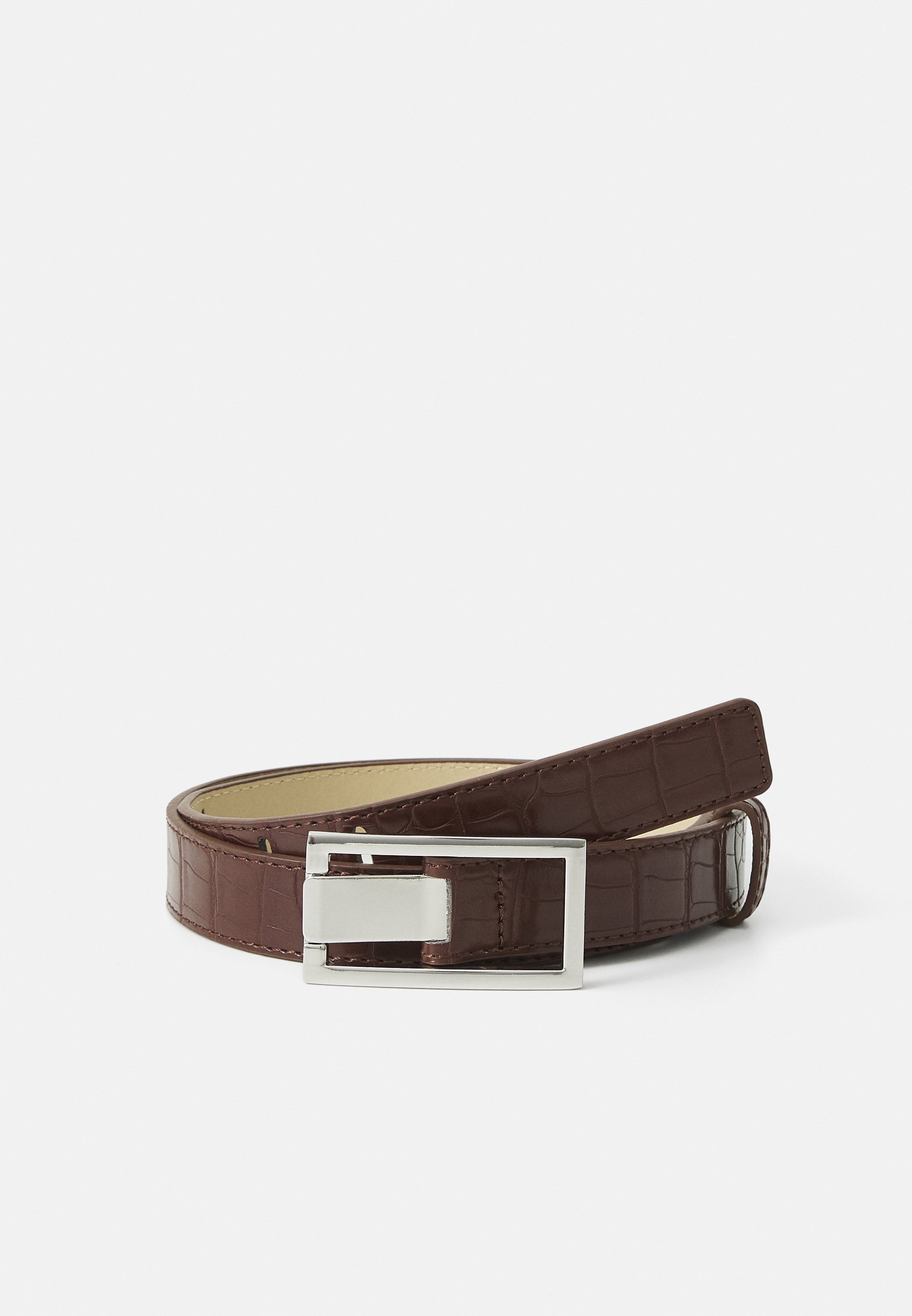 CINTURA ONLASTA CROCO - Cintura - marrone foca
