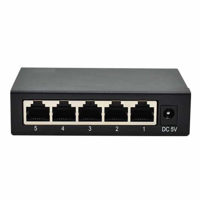 Switch de réseau - DIPROGRESS - DPNS05GM - 5 ports Gigabit Ethernet - Plug and Play - Design compact