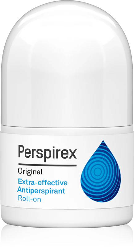 Perspirex Original é um antitranspirante roll-on altamente eficaz, com efeito que dura de 3 a 5 dias.