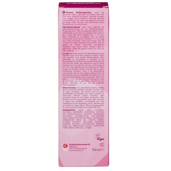 Kruidvat krema za uklanjanje dlačica za osjetljivu kožu 150ml