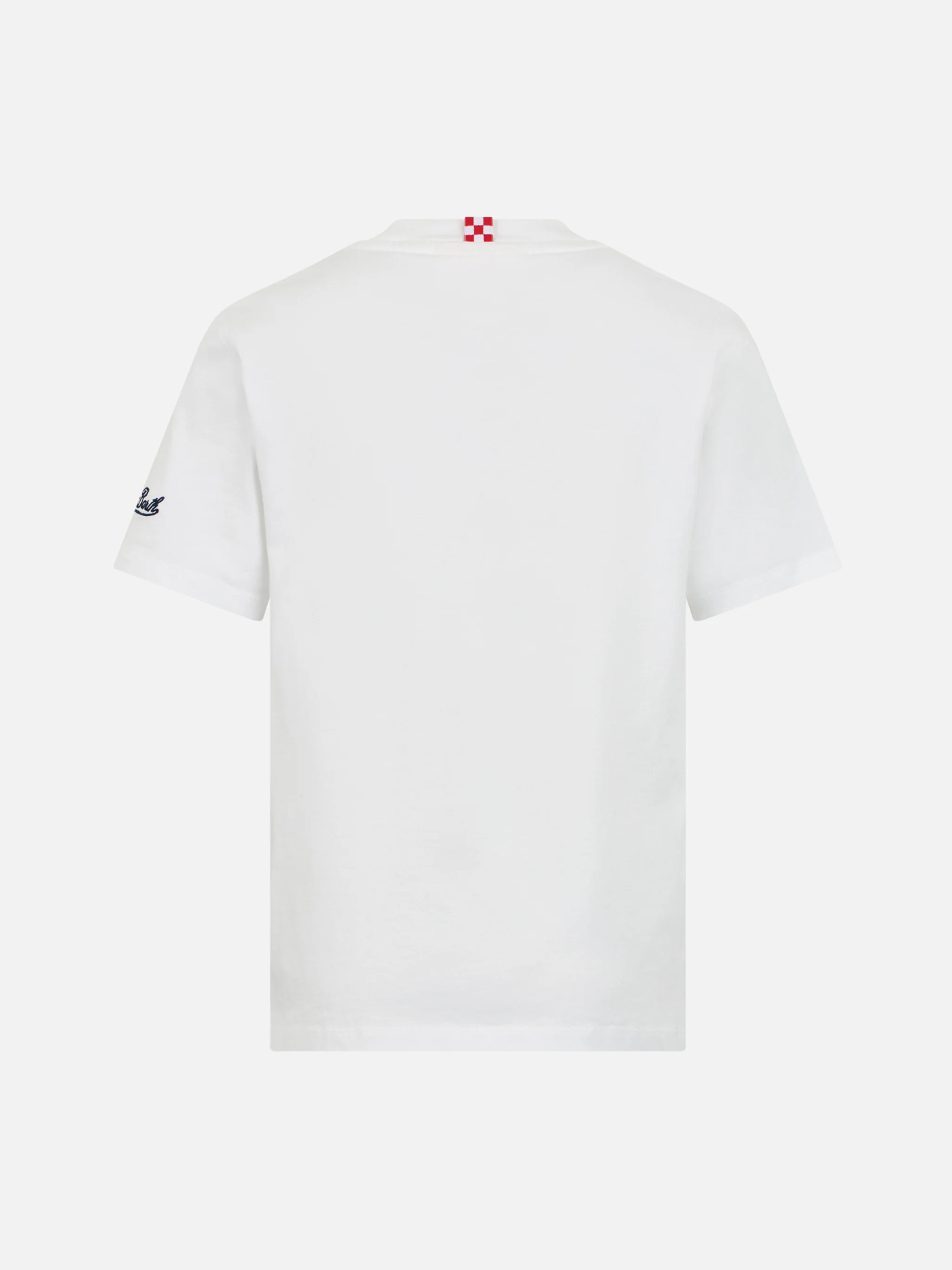 Katoenen T-shirt voor jongens met Big Babol-eendprint | SP EDITION