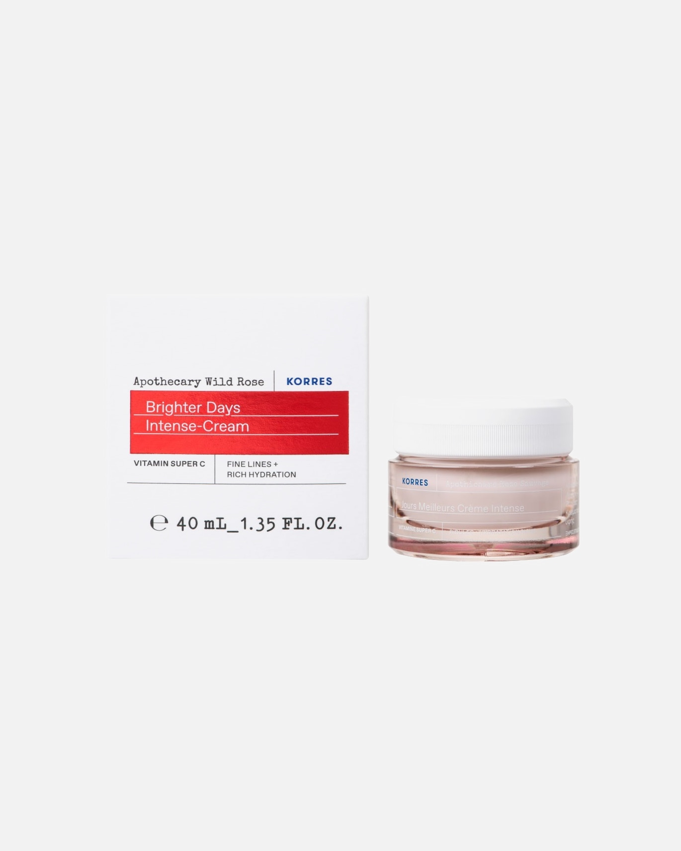 KORRES Crème Intense Rose Sauvage Hydratation Riche