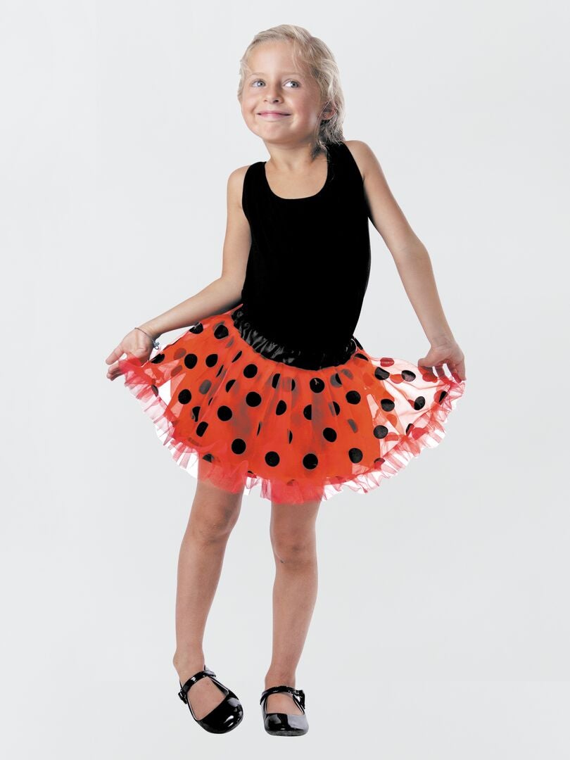Lieveheersbeestje tutu rokje - ROOD