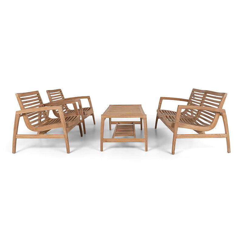 Home Sofa-Gruppe Teak, Greve