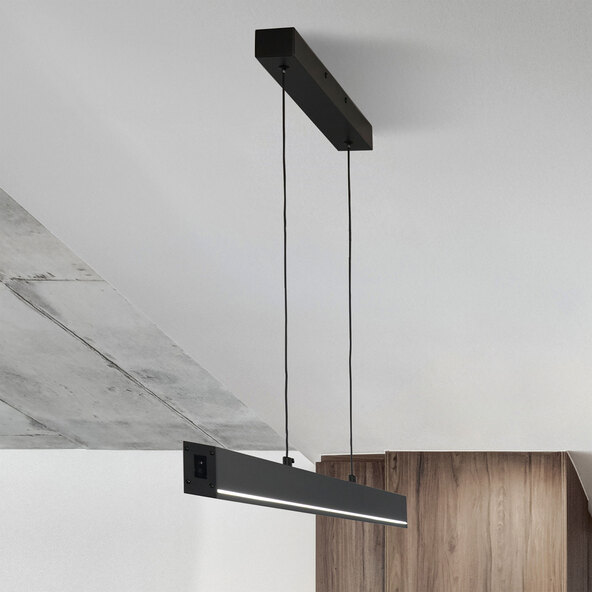 LED pendant light with gesture control