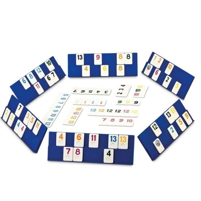 Jeu de Rummi Classique Jeu de Société familiale 6 Joueurs dès 8 Ans