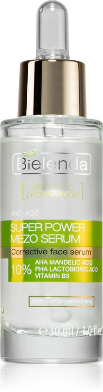 Bielenda Skin Clinic Professional Super Power Mezo Serum подмлађујући серум за кожу са несавршеностима