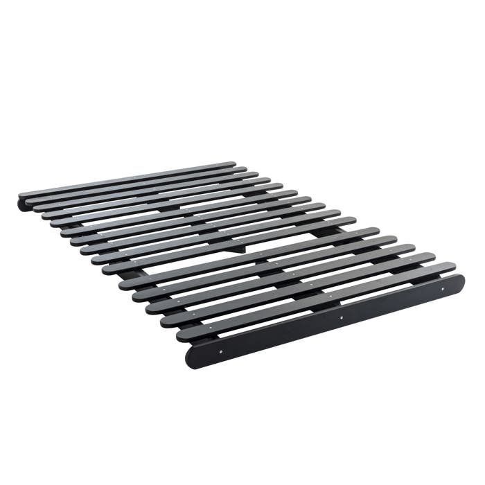 Struttura futon 140x200 cm in legno massello nero - Black - Terre de Nuit