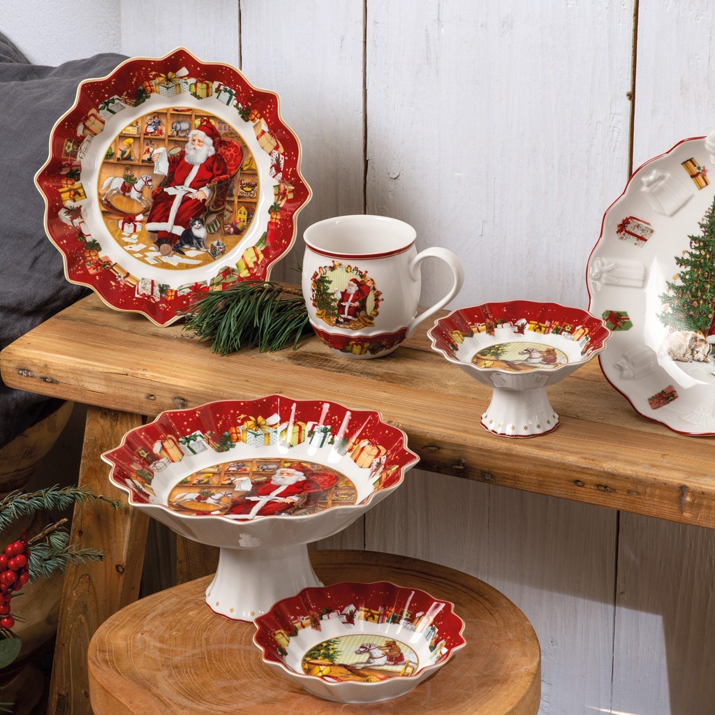 Villeroy & Boch zdjela s motivom Djeda Mraza, lista želja iz Toy's Fantasy – 1 komad