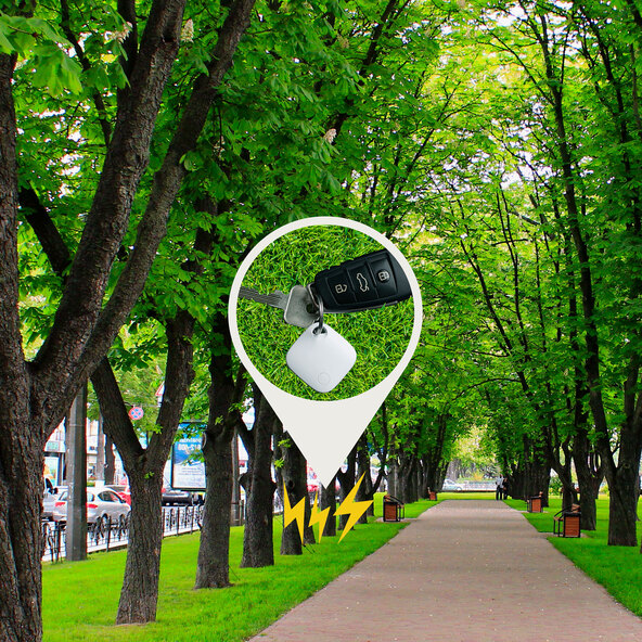 Smart Tag Pro, duopak, wit