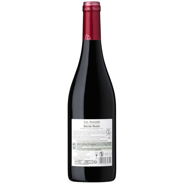 Les Accords de Roche Mazet 2023 Syrah & Marselan Pays d'Oc - Rode wijn uit de Languedoc