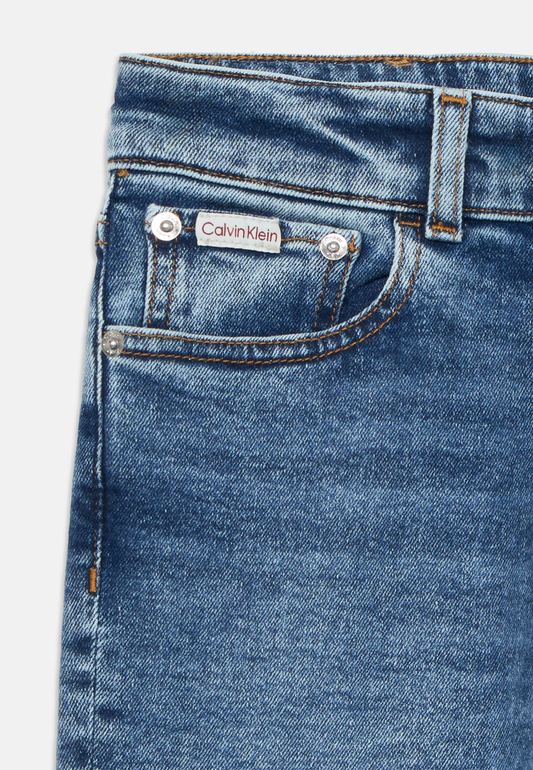 Calvin Klein Jeans DAD - Egyenes szárú farmer - mosott kék