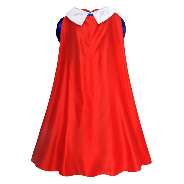 Fantasia - O CANTINHO DOS NAMORADOS - Branca de Neve Princesa - Vestido Leve - Capa Vermelha - Gravata Borboleta