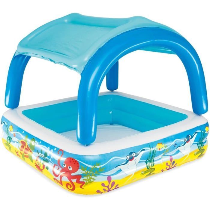 FLEUVE - Piscines gonflables - Pataugeoire Gonflable Pour Enfants 140 X 140 X 114 Cm