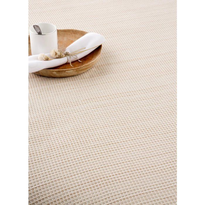 Multifunctional throw for bed and sofa. Throw - Soft and breathable honeycomb cotton bedspread - 130*180 cm, beige