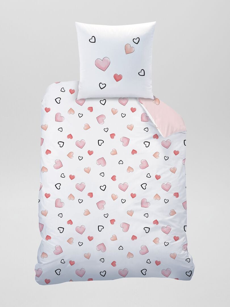 Juego de ropa de cama de Minnie Mouse - tamaño individual - ROSA