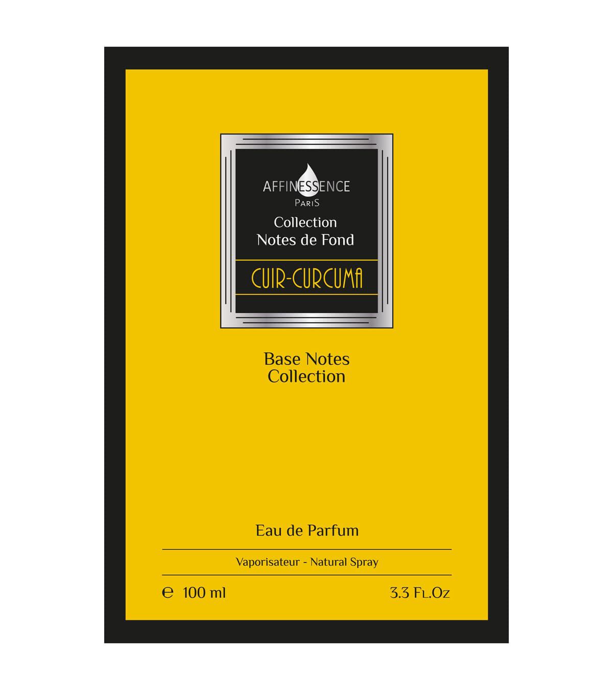 Affinessence Cuir Curcuma i Luxe-præsentation