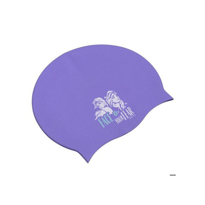 Gorro de natación elástico de silicona Disney Frozen para niños de 3 años en adelante, talla única, para piscina.