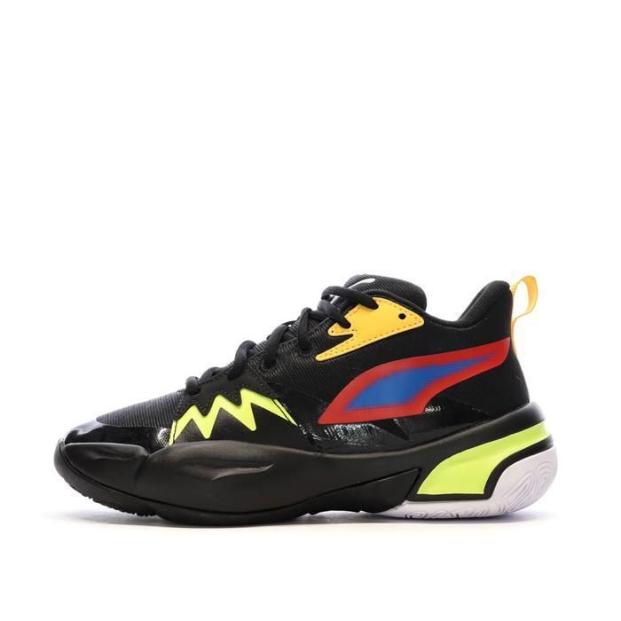Puma Genetics Junior zwarte basketbalschoenen