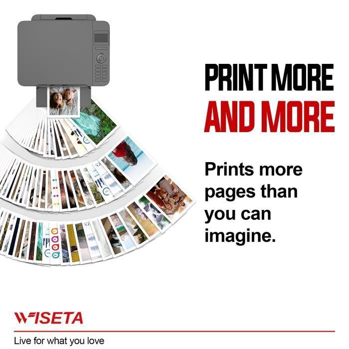 545 546 XL Remanufactured WISETA Ink Cartridges 2 Pack Compatible with CANON PG-545/CL-546XL for Pixma MX495 MX490 iP2800