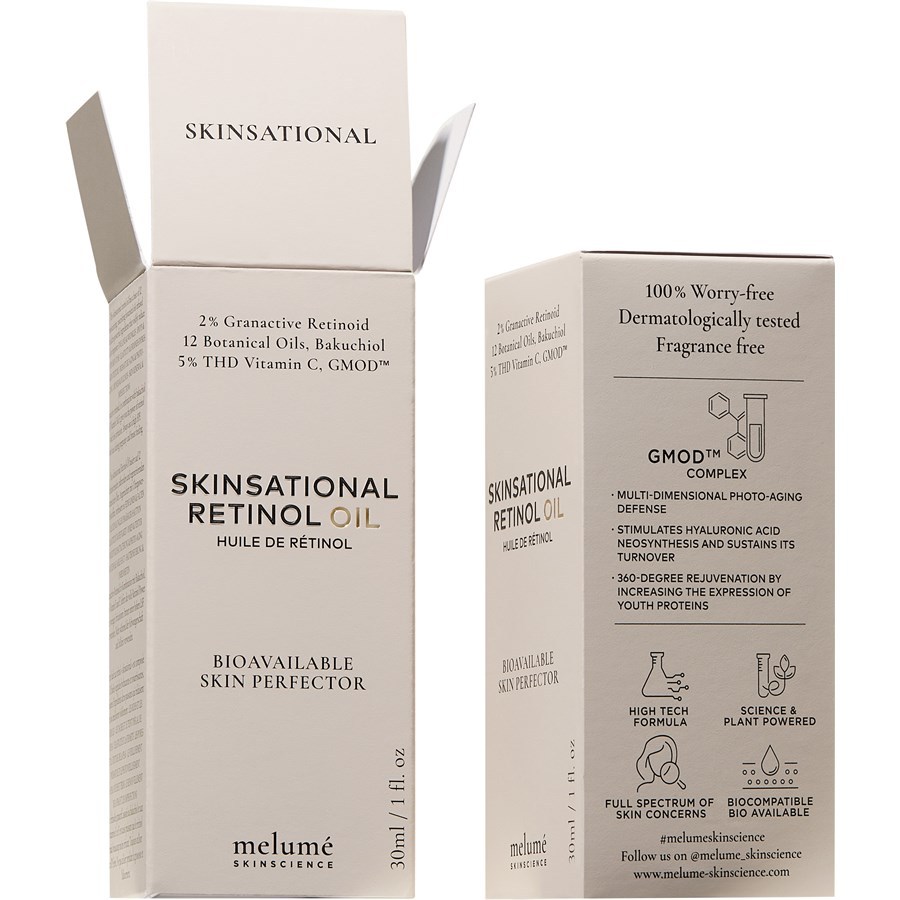 Melumé Skinsational retinolový pleťový olej - 30 ml