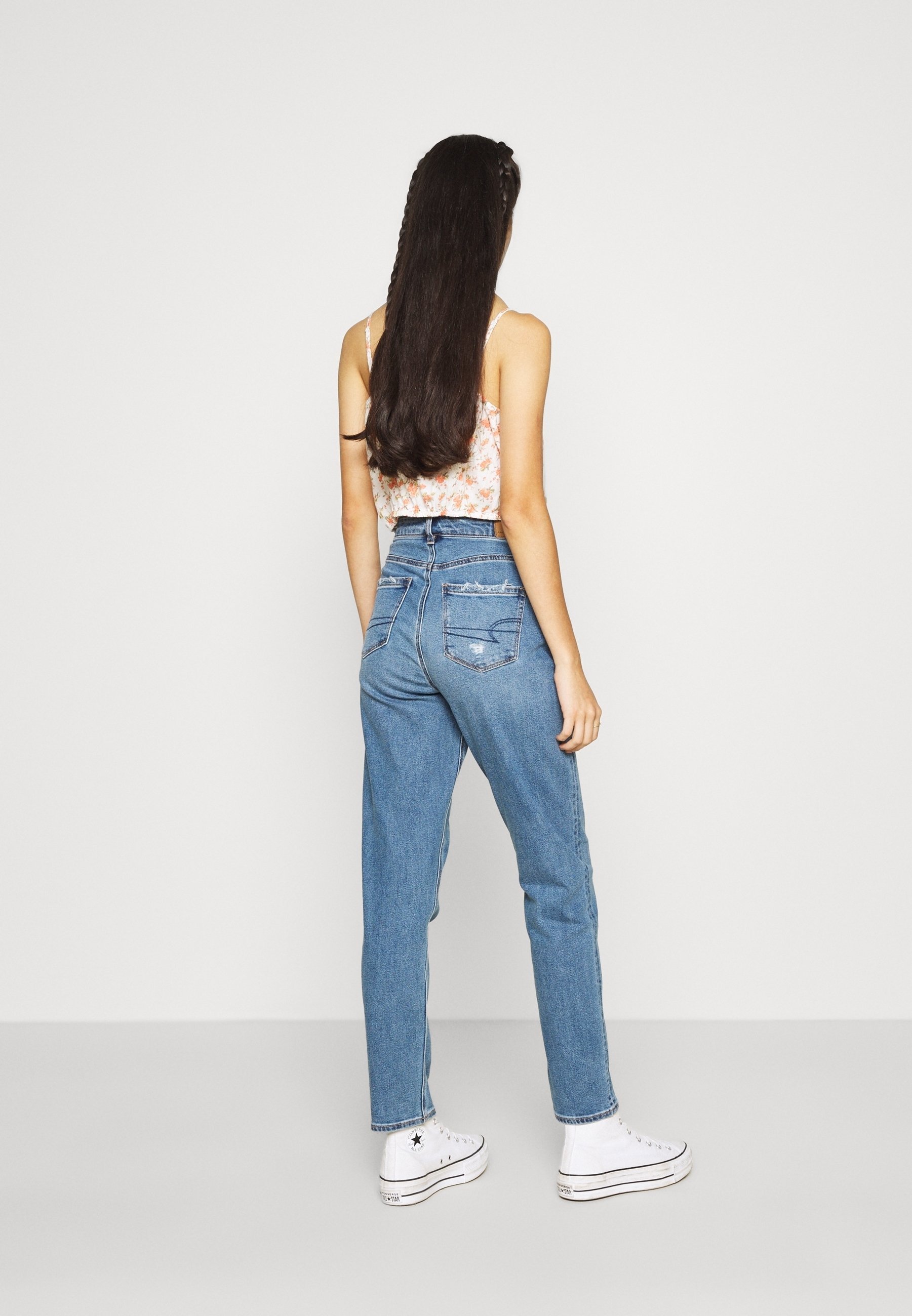 American Eagle Jeans Tapered Fit - destroyed denim
