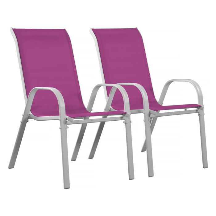 Fauteuil jardin Textilène 