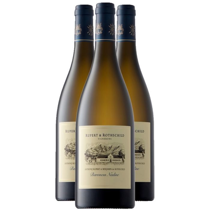 Edmond de Rothschild África do Sul Cabo Ocidental Rupert & Rothschild Baronesa Nadine 2024 - Vinho Branco Sul-Africano (3x75cl)