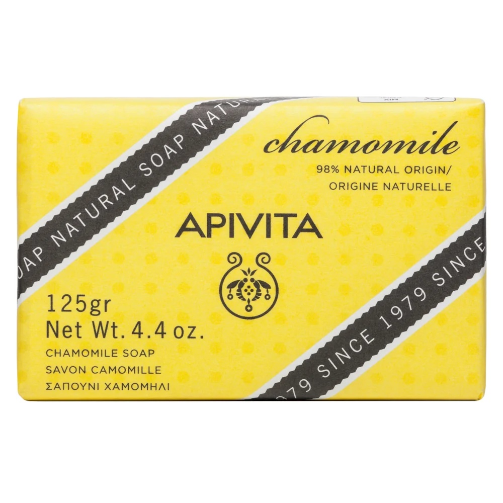 APIVITA Savon naturel Apivita à la camomille 125 g Effet nettoyant et apaisant