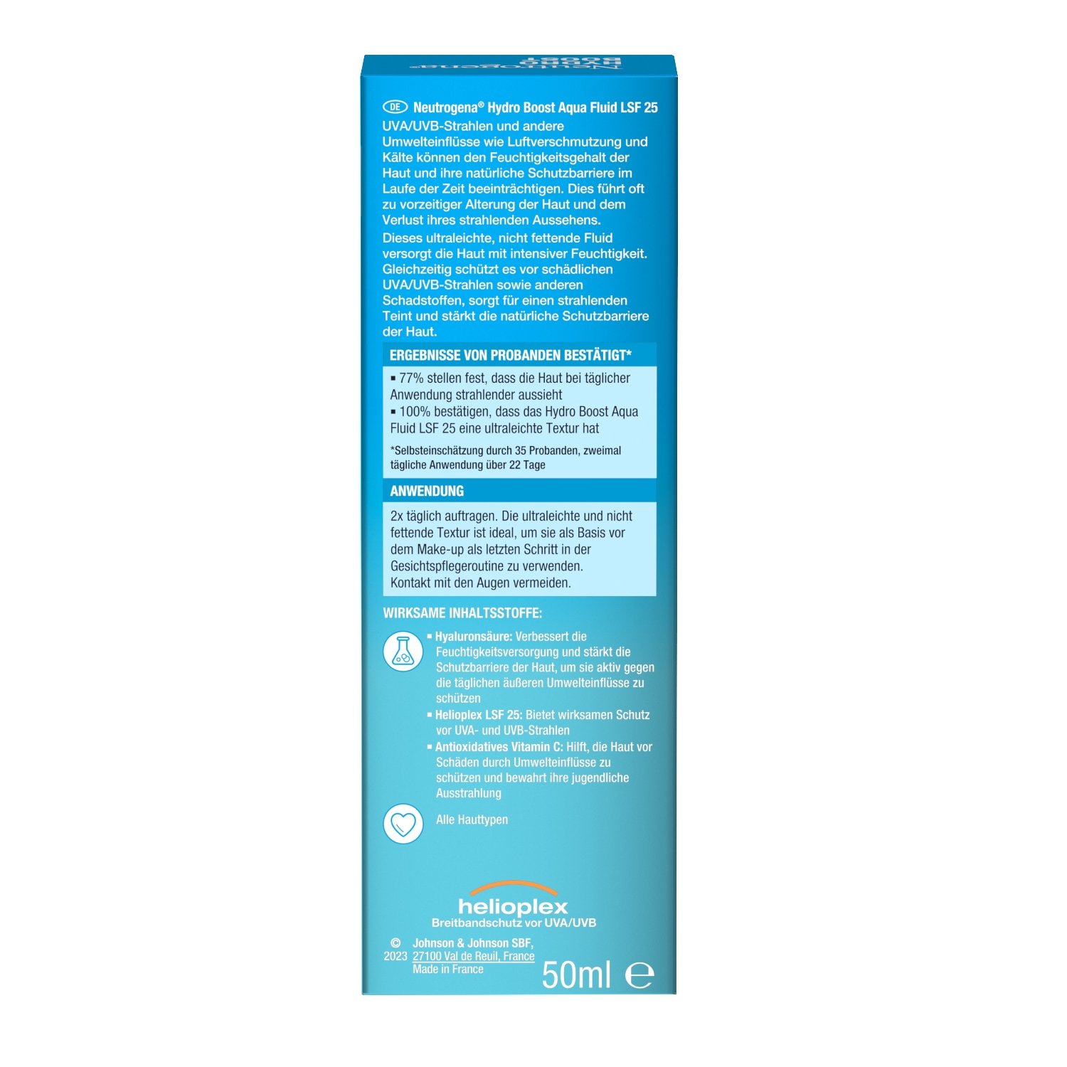 Neutrogena fluid za lice Hydro Boost Aqua Fluid SPF 25 - 50 ml