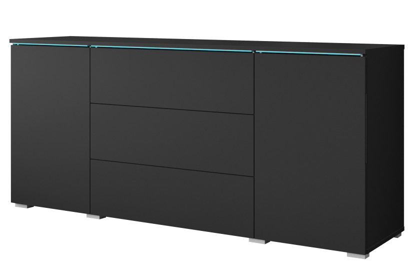 Komoda Vera 150 Czarny mat