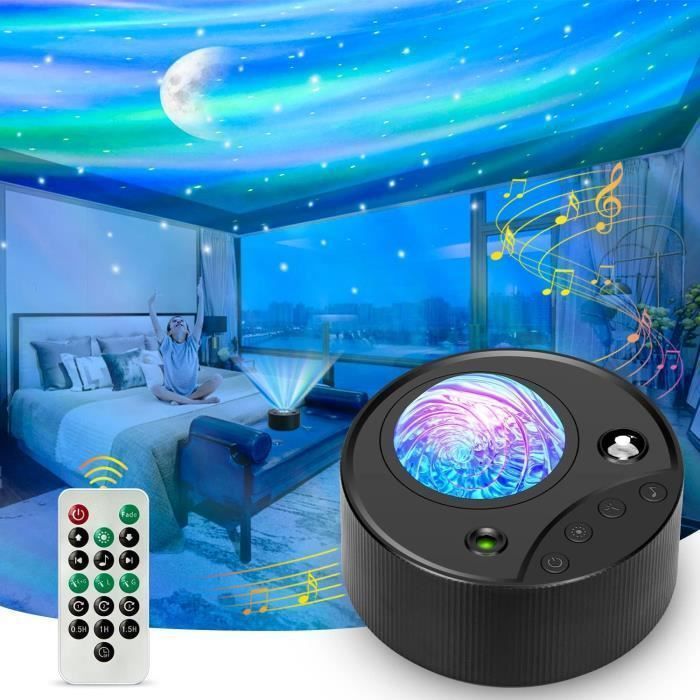 Sterrenhemelprojector, nachtlampje met 14 zachte lichtjes + 5 liedjes