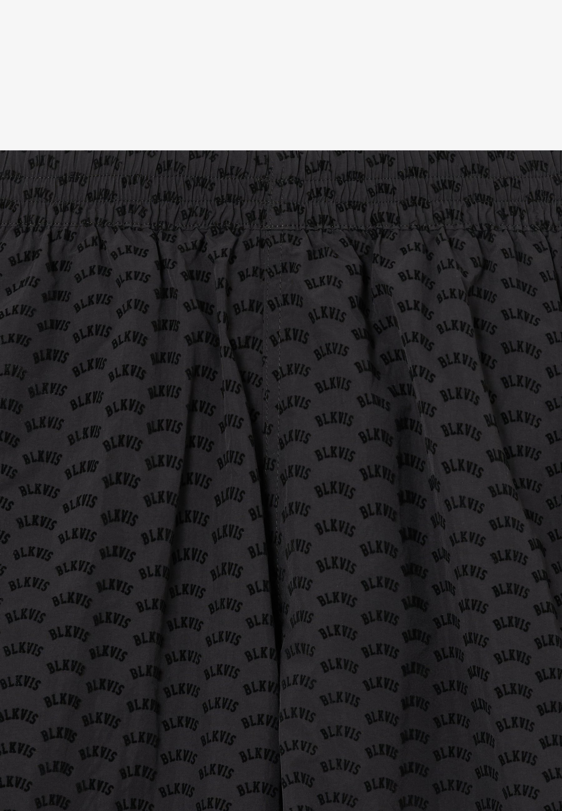 BLKVIS ALLOVER TRACK UNISSEX - Shorts - preto