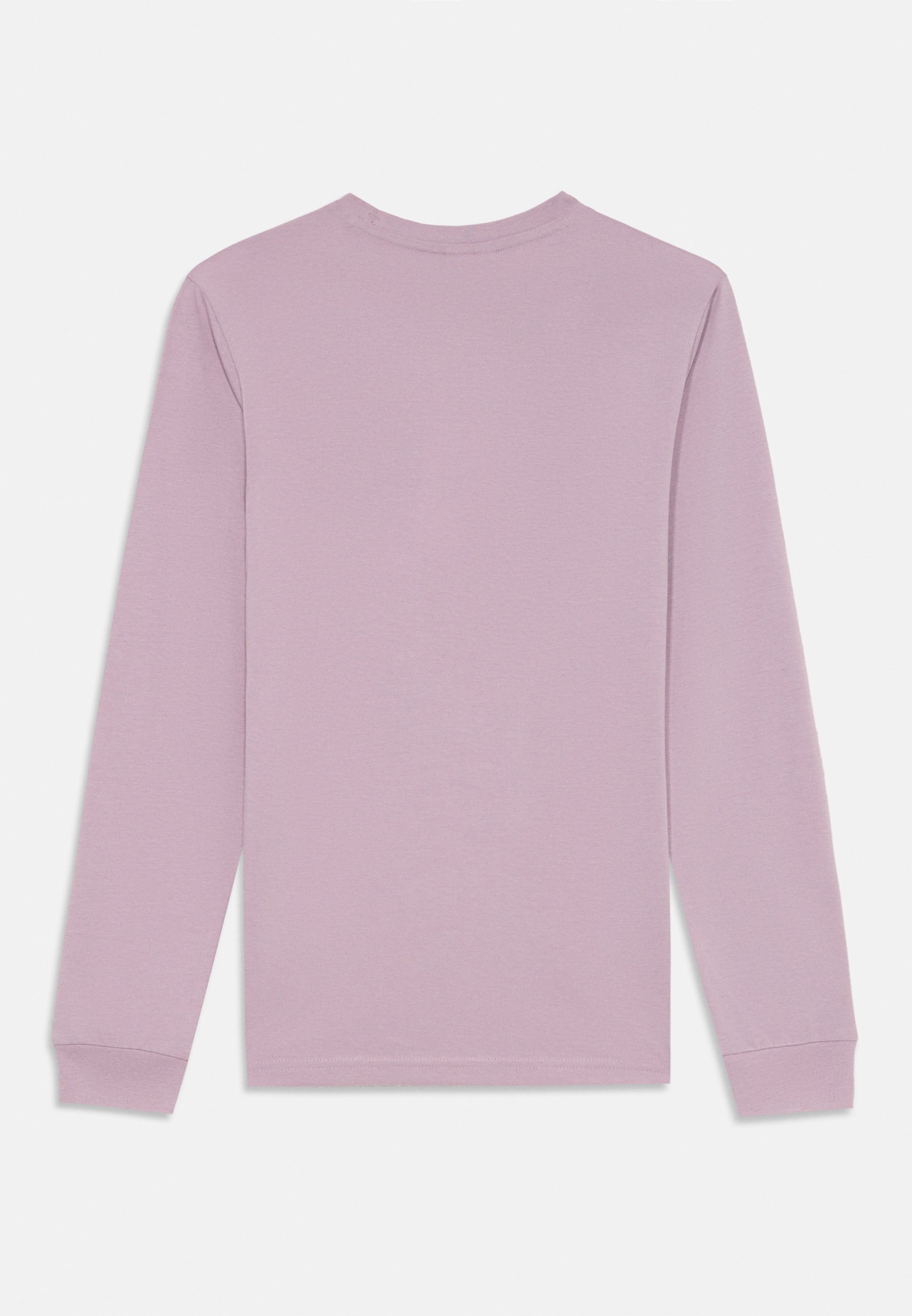 BASICS LONG SLEEVE SHIRT LARGE LOGO UNISEX - Top s dlouhým rukávem - black