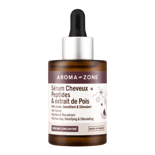 Haarserum tegen haaruitval met peptiden en erwtenextract 50 ml • Glazen fles